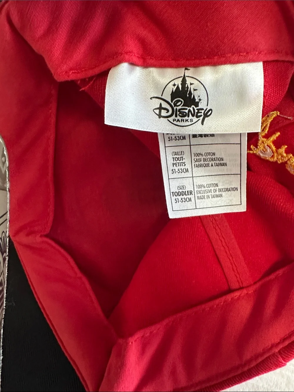 Disney Mickey Mouse Red and Black Kids Cap with Flap Ears